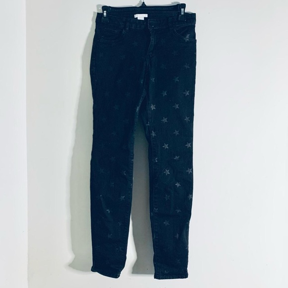 Black Stars Pattern High-Waist Jeans 👖 🖤 H&M Denim - Picture 2 of 4